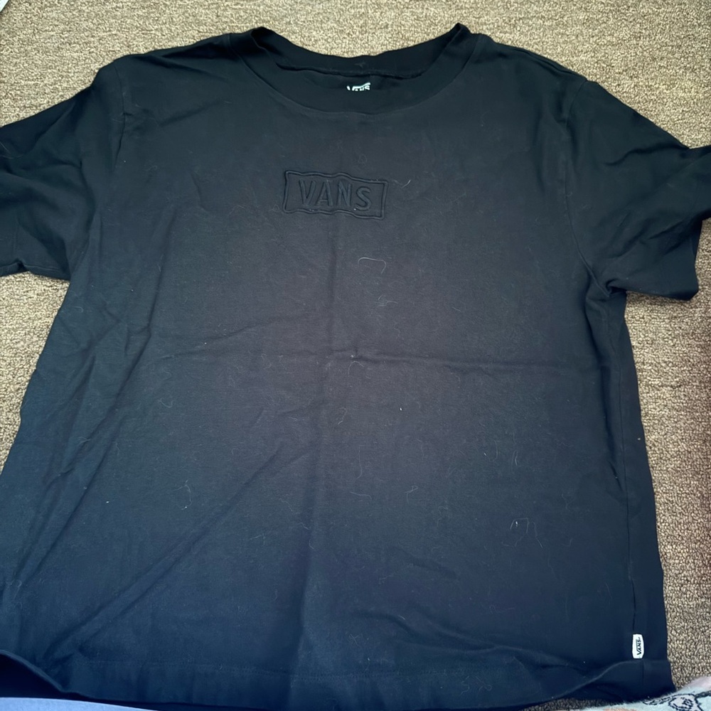 black vans tshirt